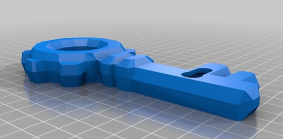 钥匙3D打印模型
