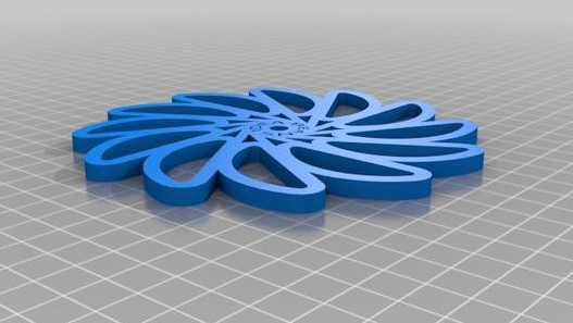 花朵转轮  3D打印模型