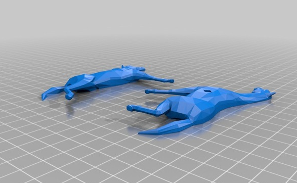 自动奔跑的马机械玩具3D打印模型