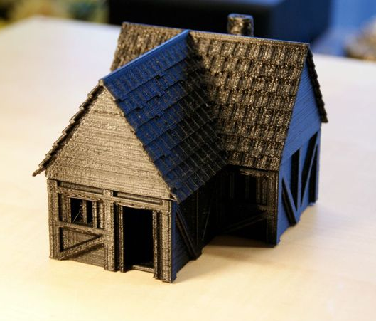 房屋设计3D打印模型