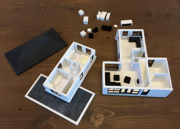 房子组装 3D打印模型