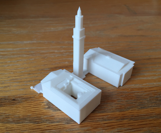 斯普林菲尔德建筑3D打印模型