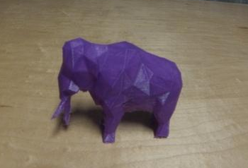 低聚猛犸象3D打印模型