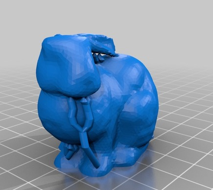 小兔子3D打印模型