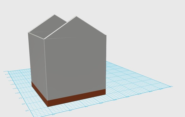 小镇笔筒放置工具3D打印模型