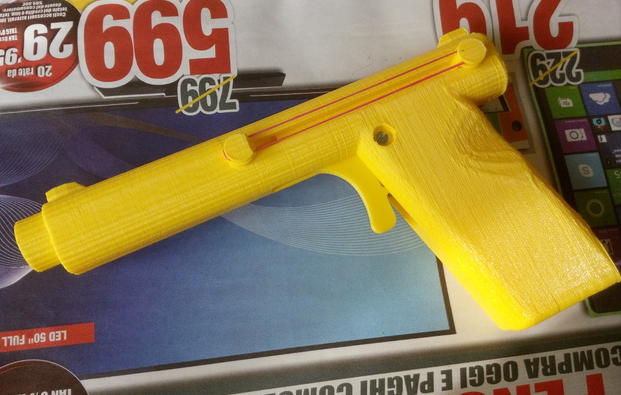 玩具枪射击子弹3D打印模型