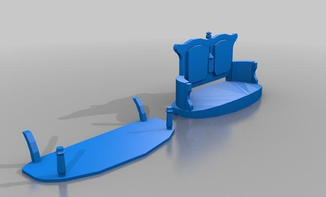 沙发模具设计 3D打印模型