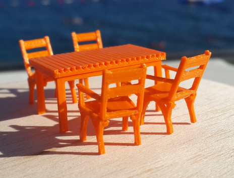 沙滩椅3D打印模型