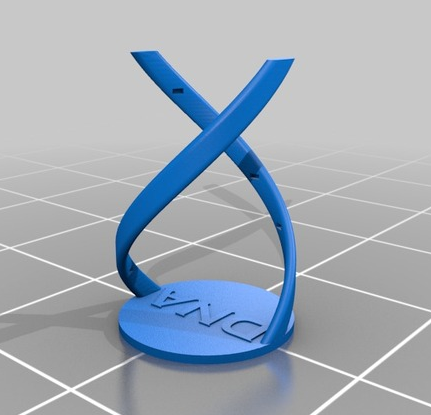 DNA试管夹3D打印模型