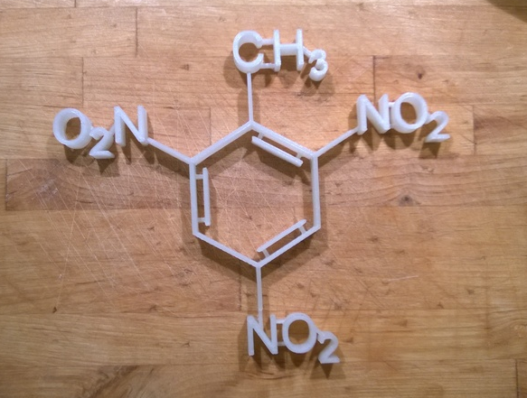 甲苯分子模型图片