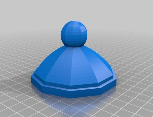 六角形底座灯塔3D打印模型