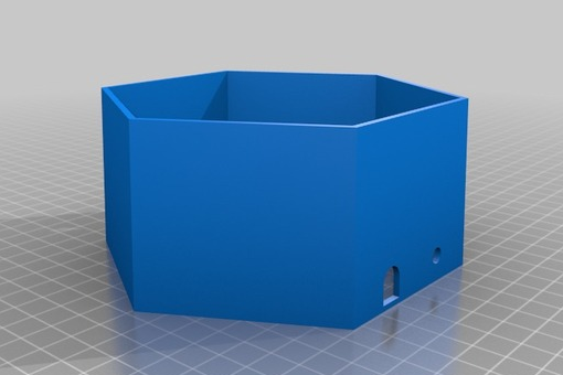 六角形底座灯塔3D打印模型