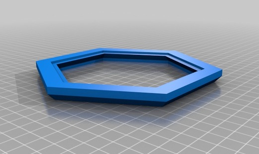 六角形底座灯塔3D打印模型