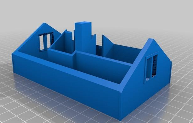 瑞典的农场房子3D打印模型
