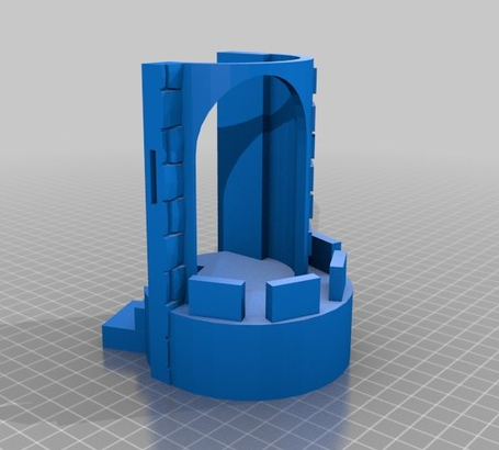 芭比娃娃王子城堡安装部件3D打印模型