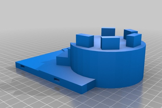 芭比娃娃王子城堡安装部件3D打印模型
