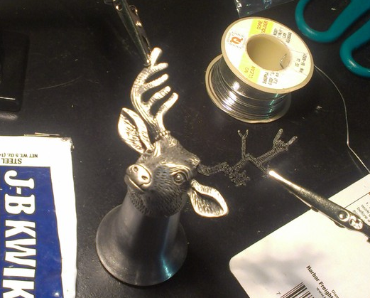 麋鹿头部3D打印模型