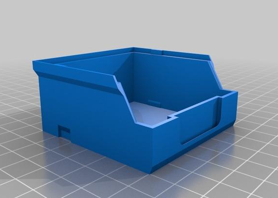 可堆叠的螺丝盒子 3D打印模型