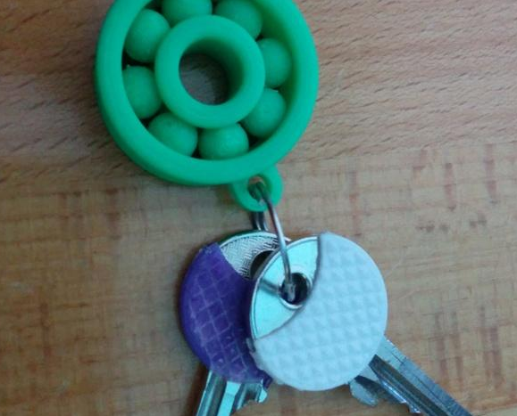 钥匙链3D打印模型