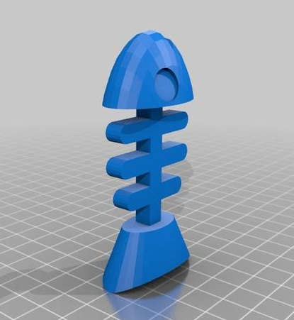 鱼3D打印模型