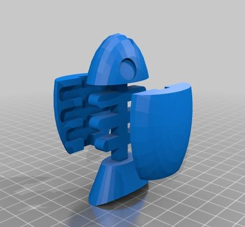 鱼3D打印模型