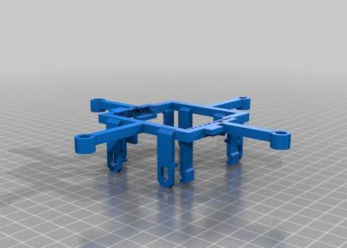 微型四轴飞行器3D打印模型