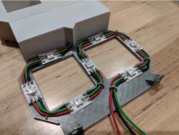LED钟3D打印模型