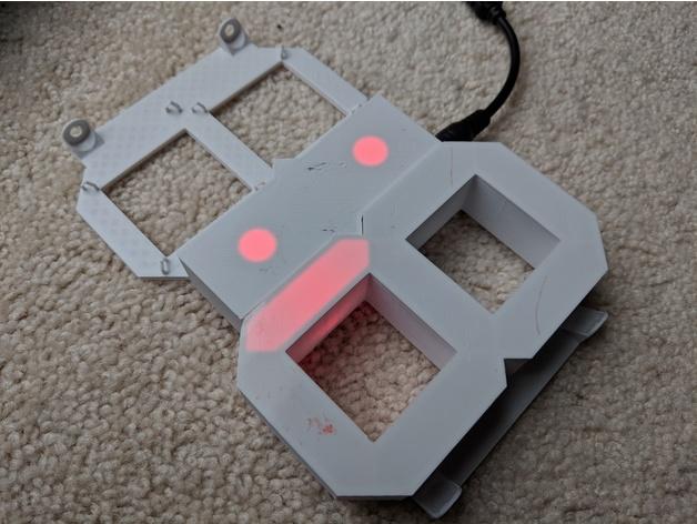 LED钟3D打印模型
