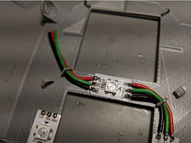 LED钟3D打印模型