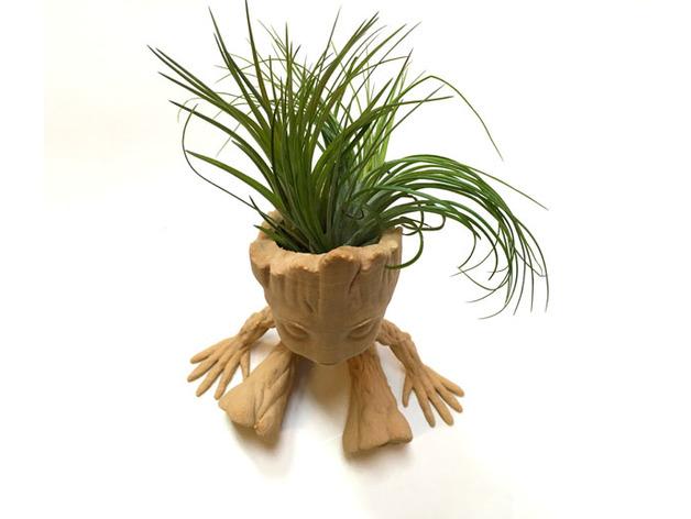 银河护卫队Groot盆栽3D打印模型