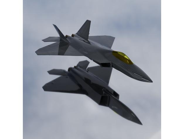 F22战斗机3D打印模型