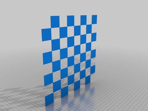 简约国际象棋3D打印模型