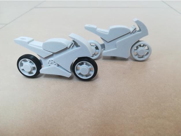 摩托车钥匙环3D打印模型