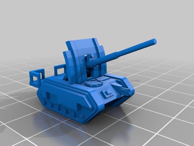 迷你坦克3D打印模型