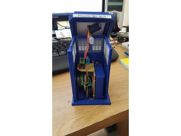 英式警察岗3D打印模型
