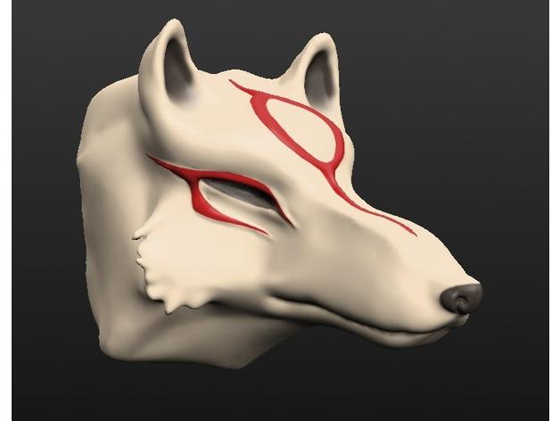 狐狸头3D打印模型