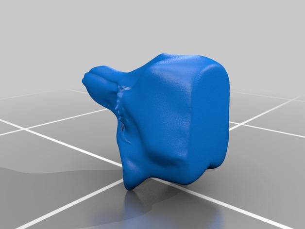 狐狸头3D打印模型
