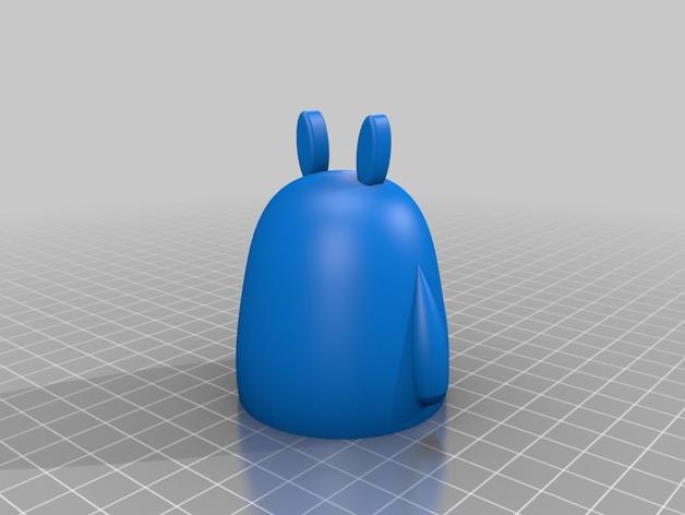 龙猫不倒翁3D打印模型