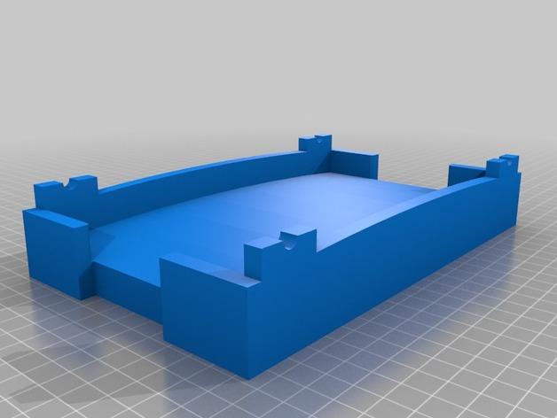 迷你桌上足球3D打印模型