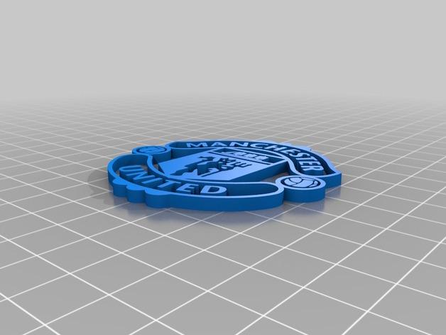 曼联足球标志3D打印模型
