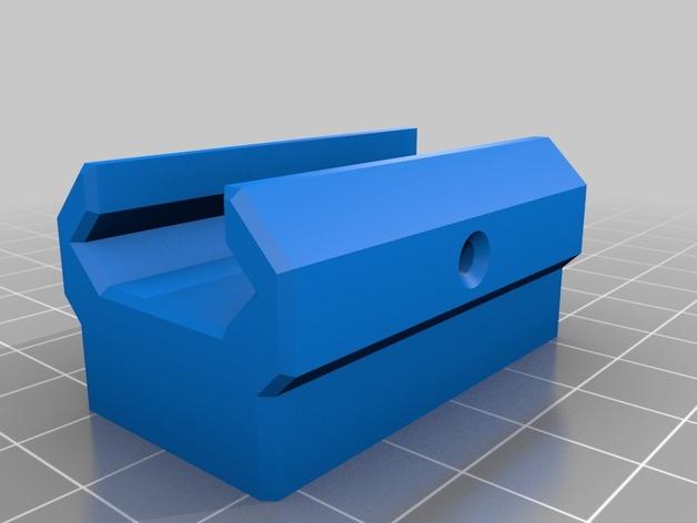 KWA M4 RIS海豹托电动枪三脚架固定块3D打印模型