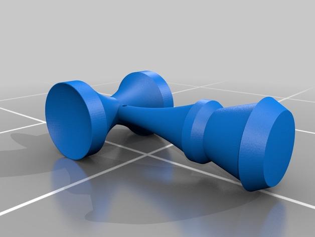 日本传统剑玉玩具3D打印模型