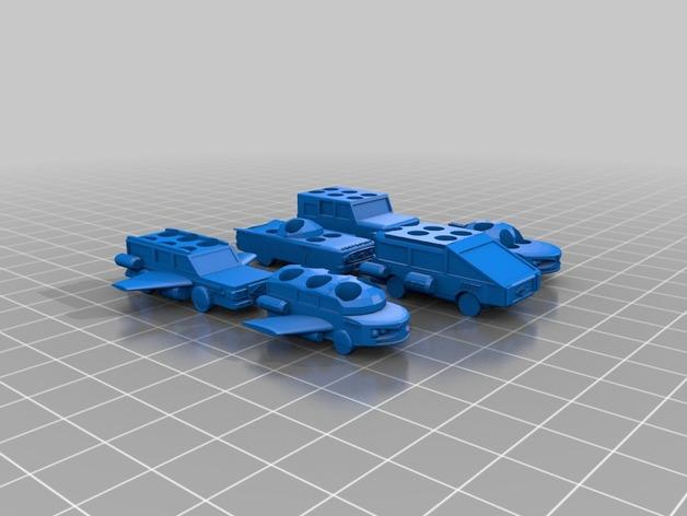游戏人生车模3D打印模型