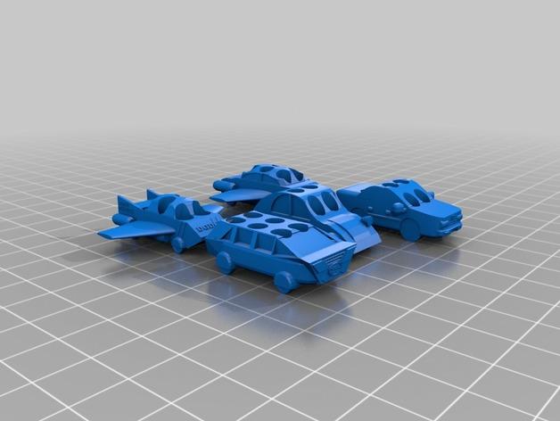 游戏人生车模3D打印模型