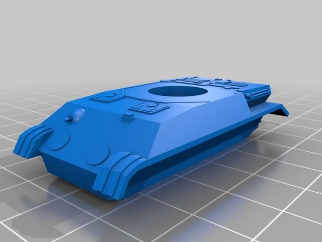 二战德国四号坦克3D打印模型