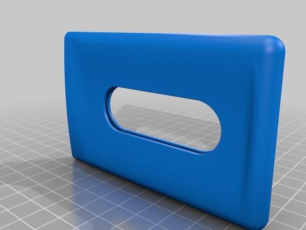 可滑动卡包3D打印模型