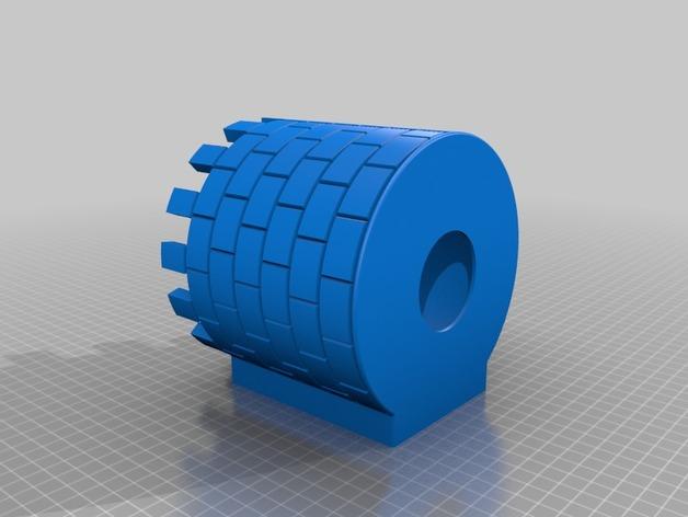 卷纸盒3D打印模型
