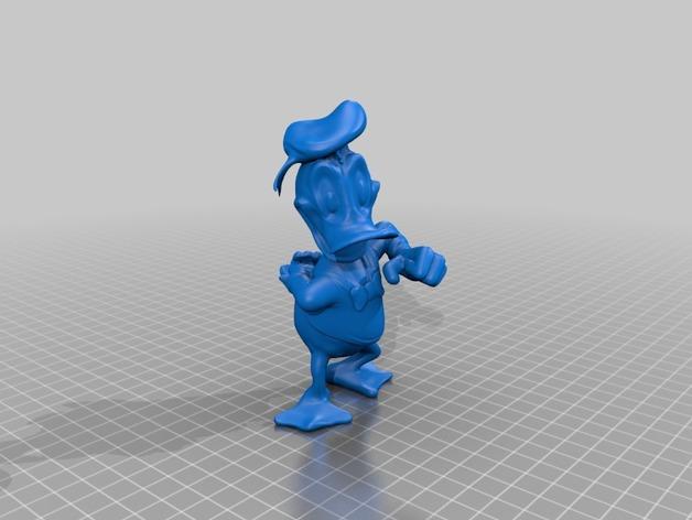 唐老鸭3D打印模型