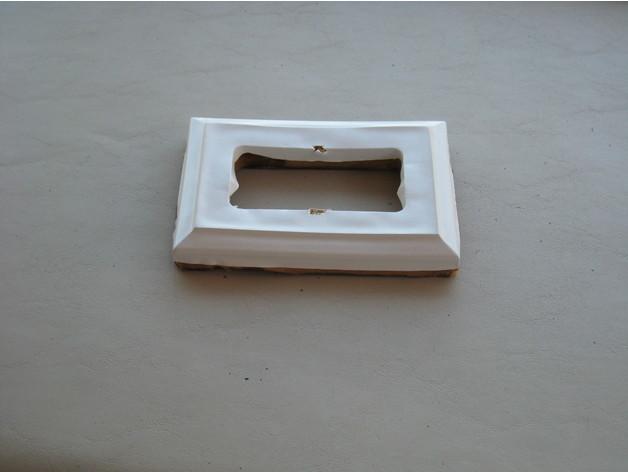 插座墙板3D打印模型