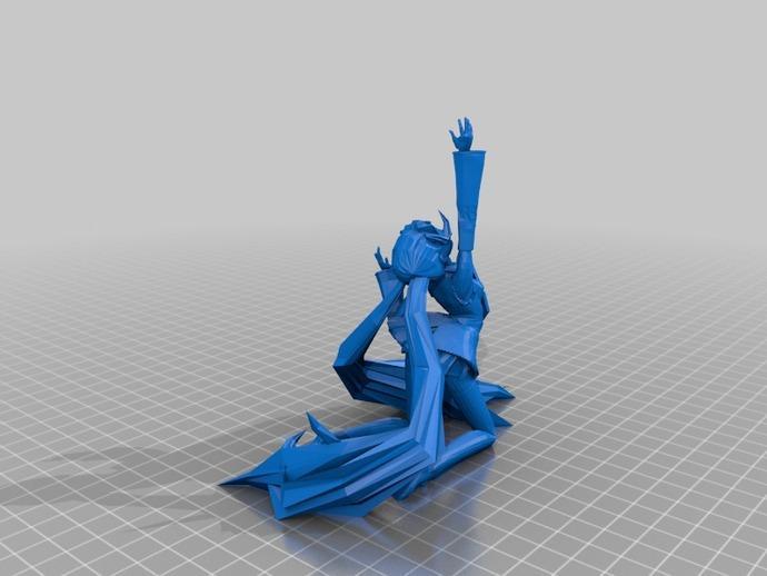 初音未来3D打印模型